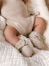 luna-luca-organic-booties-heather-beige Luna and Luca Newborn Baby Clothes